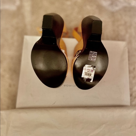 Balenciaga Orange and Black Wedges - Picture 7 of 8